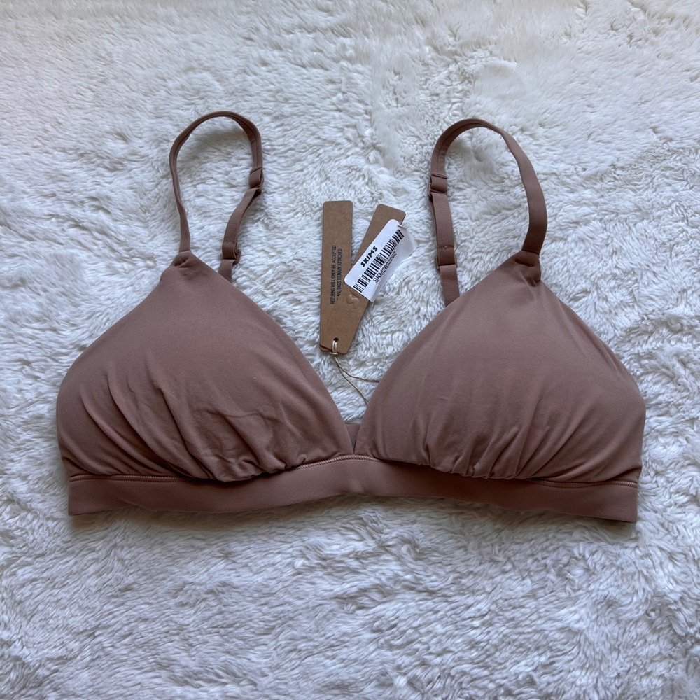 Skims Fits Everybody Mastectomy Triangle Bralette Sienna TR-TRI-5790W Small NWT